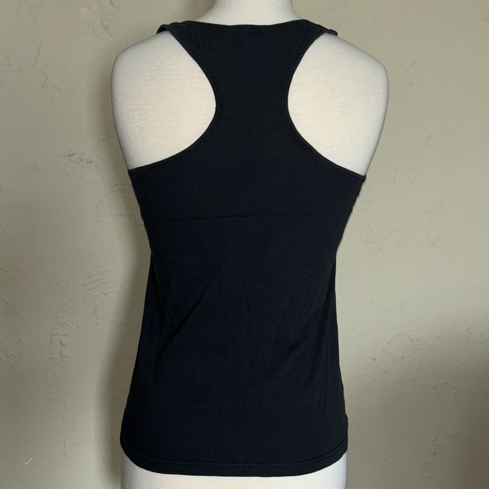 SOFRA black racerback tank top workout activewear shirt in women’s medium - Picture 5 of 7